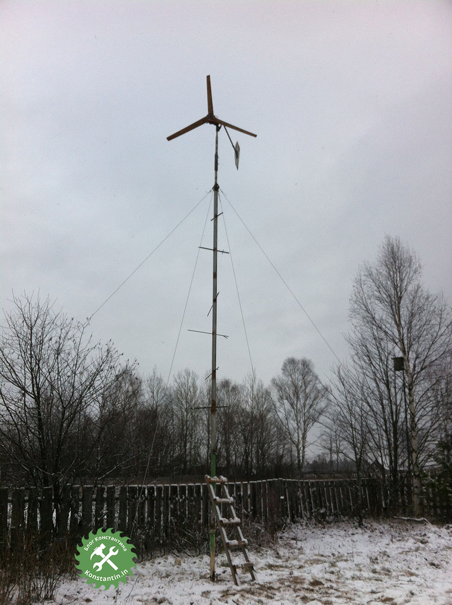 Выработка электроэнергии для дома ветряными электростанциями
